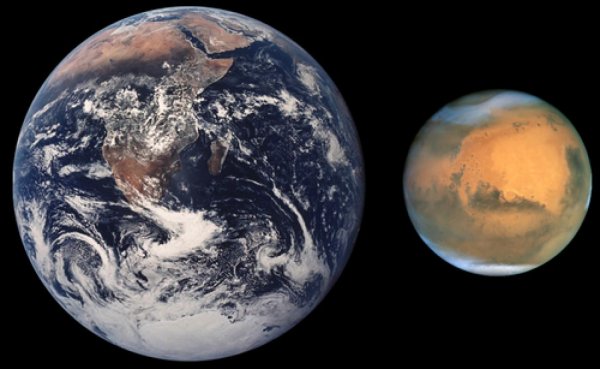 Ученые рассказали, почему Марс меньше Земли