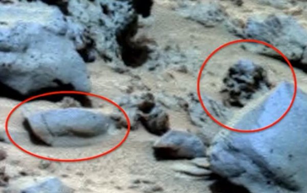 «Труп гладиатора»: Уфолог обнаружил на снимках Марса череп гуманоида и щит