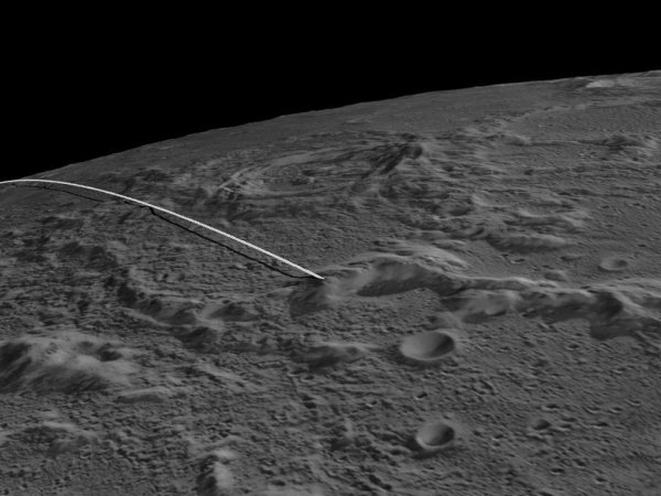 На луне найдены останки разбившегося космического корабля