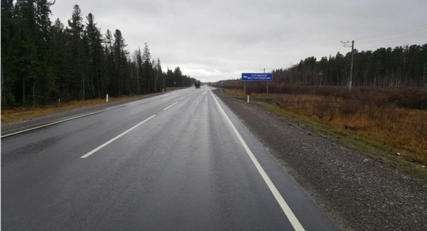 На трассе Тюмень – Ханты-Мансийск отремонтировали 11 километров