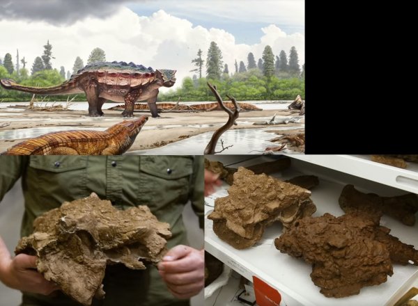 Учеными обнаружен новый вид динозавра-броненосца