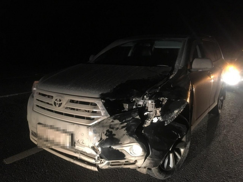 В Тюменской области мужчина угнал и разбил чужой внедорожник Toyota Highlander