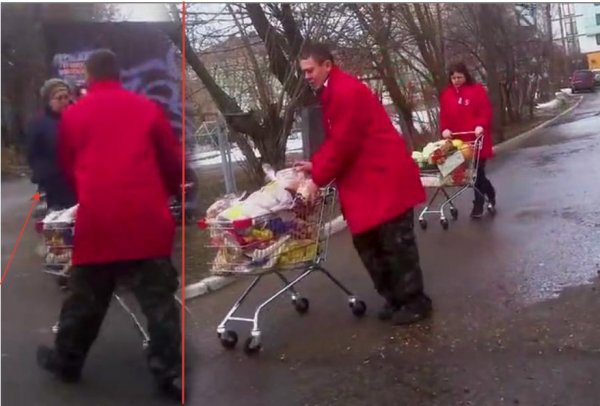 «Продажа из мусорки»: Бабушек уличили в торговле на улицах испорченной едой из «Пятёрочки»