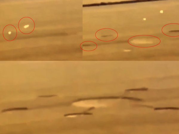 Космический Малевич: На камеру попали дроны пришельцев, рисующие круги на полях