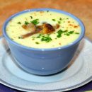 Нежный сметанный суп на курином бульоне Нежный сметанный суп на курином бульоне